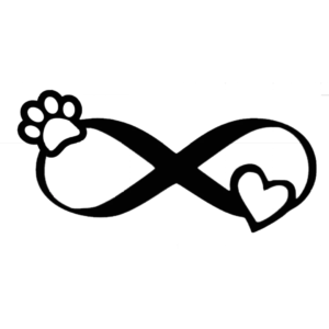 Infinity Paw Heart Metal Wall Art